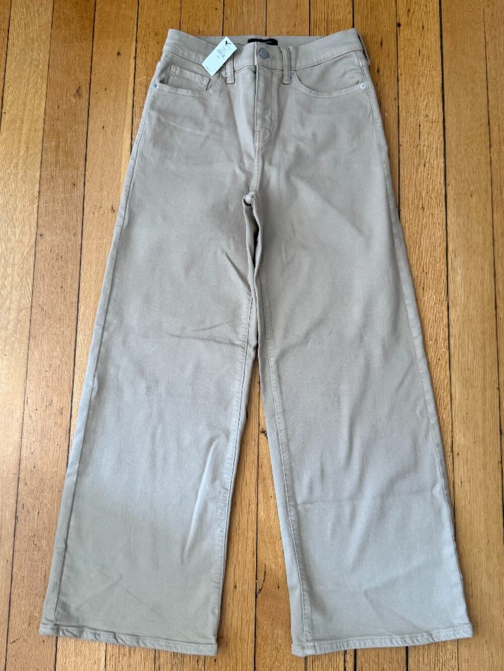 Banana Republic Wide-Leg High-Rise Tan Jean